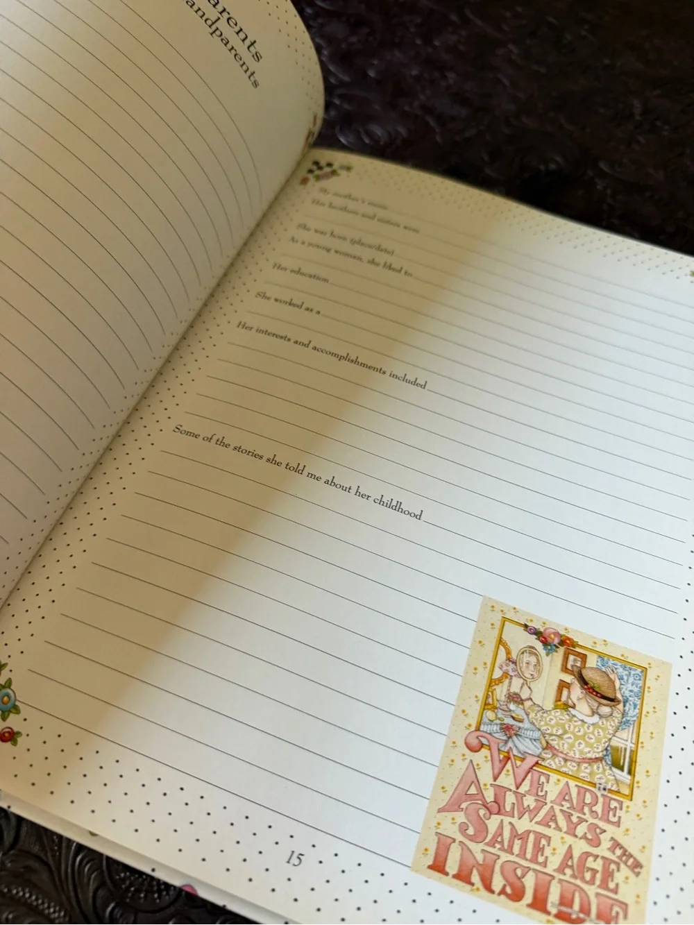 Mary Engelbriet Mothers Journal.